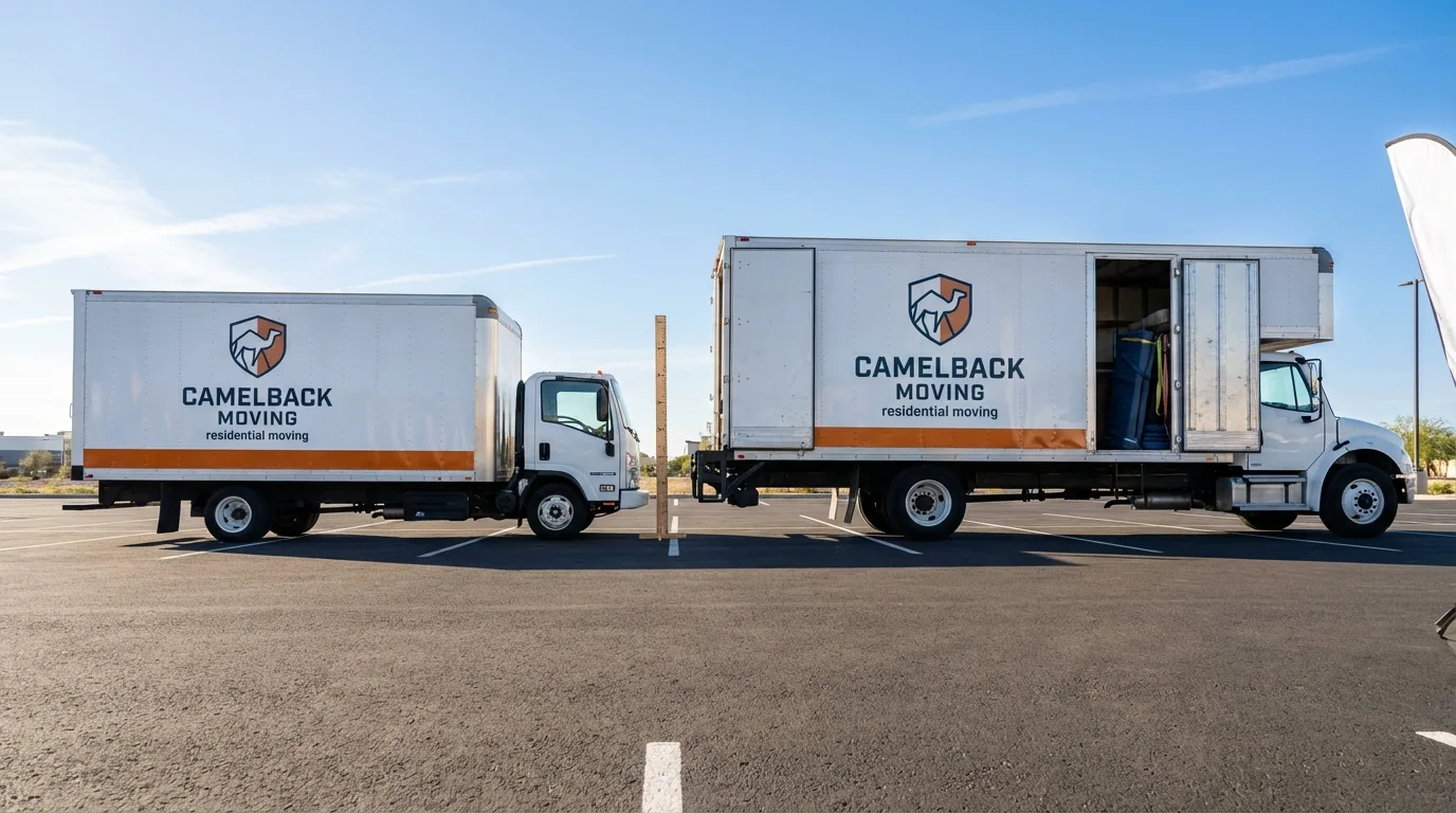 Moving truck size capacity guide in East Greenville